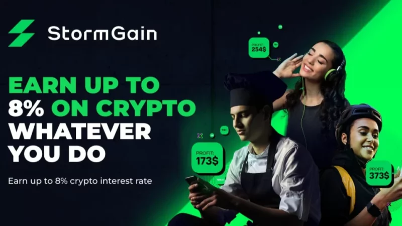 StormGain introducing new ‘Earn Interest’ feature