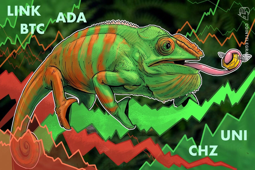 Top 5 cryptocurrencies to watch this week: BTC, ADA, UNI, LINK, CHZ