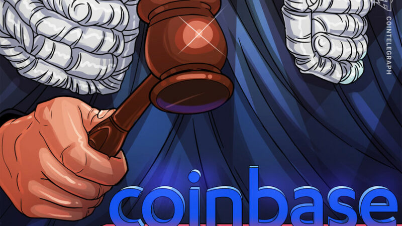 Two more lawsuits for Coinbase: Law decoded, Aug. 1–8