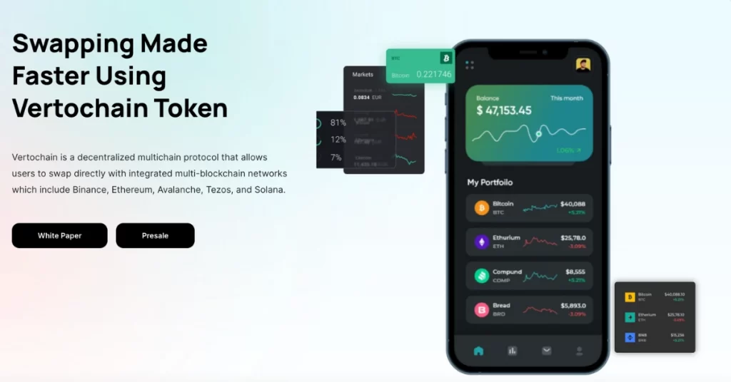 VertoChain, Uniswap, and Aave – The Leading Lending and Swap Platforms