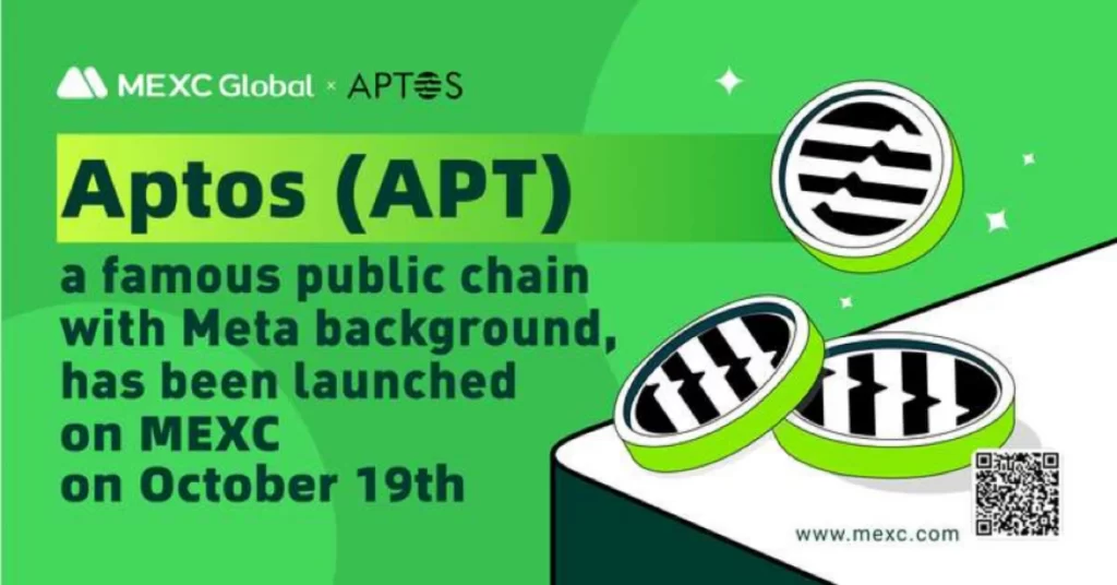 Aptos (APT), a famous public chain with Meta background, is now first listed on MEXC