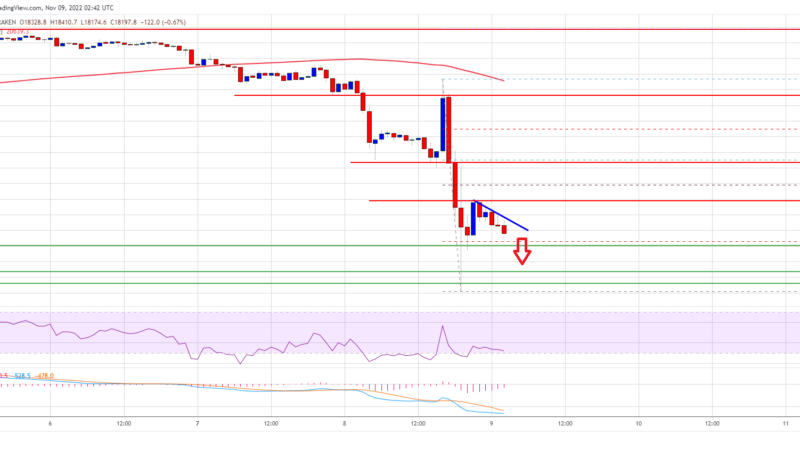 Bitcoin Price Takes Major Hit, Why The Bears Are Not Done Yet