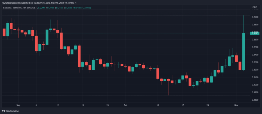 Fantom Price Rises 20% In One Week Due To This Rumor