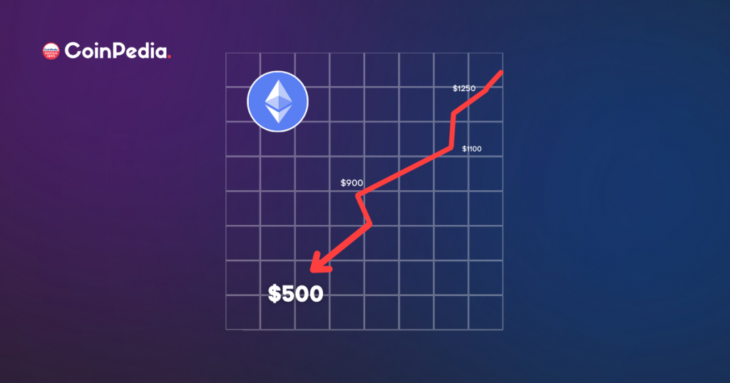 Ethereum (ETH) Price May Find its Bottoms Below $500 Soon, Will it Ever Reach its ATH?