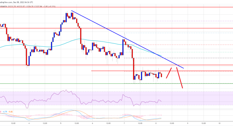 Ethereum Price Nears Breakdown Support, Can Bulls Save The Day?