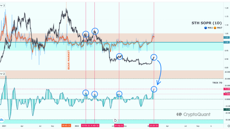 Bitcoin Short-Term Holder Profit-Taking Spikes, Will BTC Price Recover?