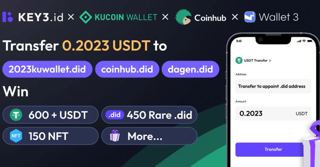 KEY3.id Multi-Chain Transaction Live Now! Supports ETH, BSC, TRON and Other Public Chains