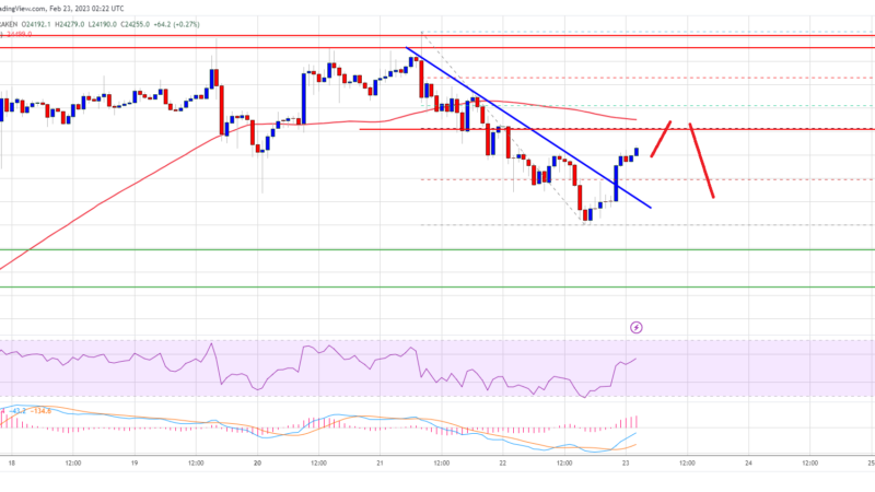 Bitcoin Price Reaches Inflection Zone and 100 SMA Is The Key