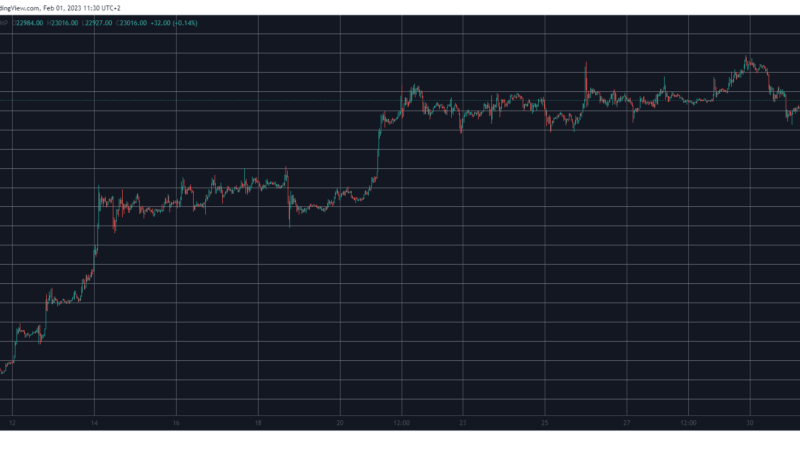 Bitcoin Stable Amid $23K Ahead of First FOMC Meeting of 2023: Market Watch