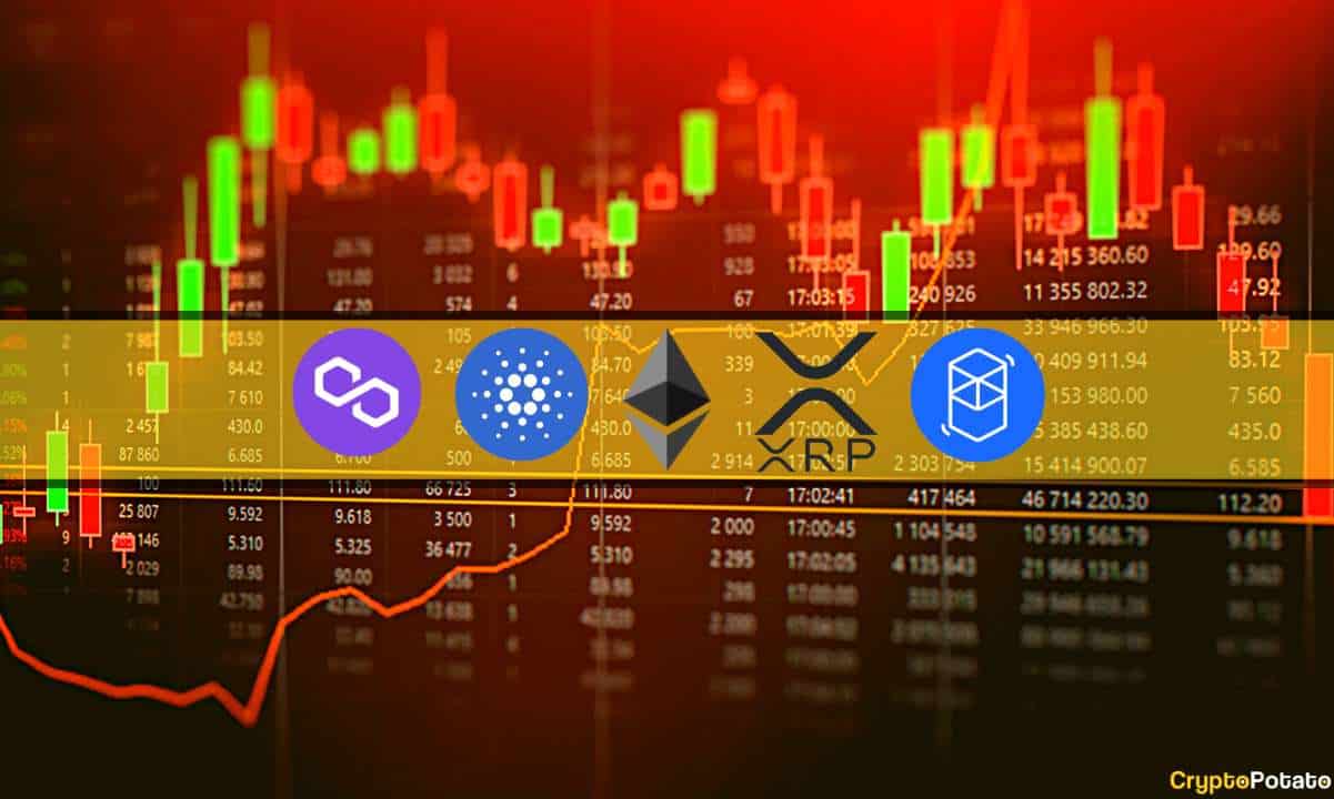 Crypto Price Analysis Feb-3: ETH, XRP, ADA, MATIC, and FTM