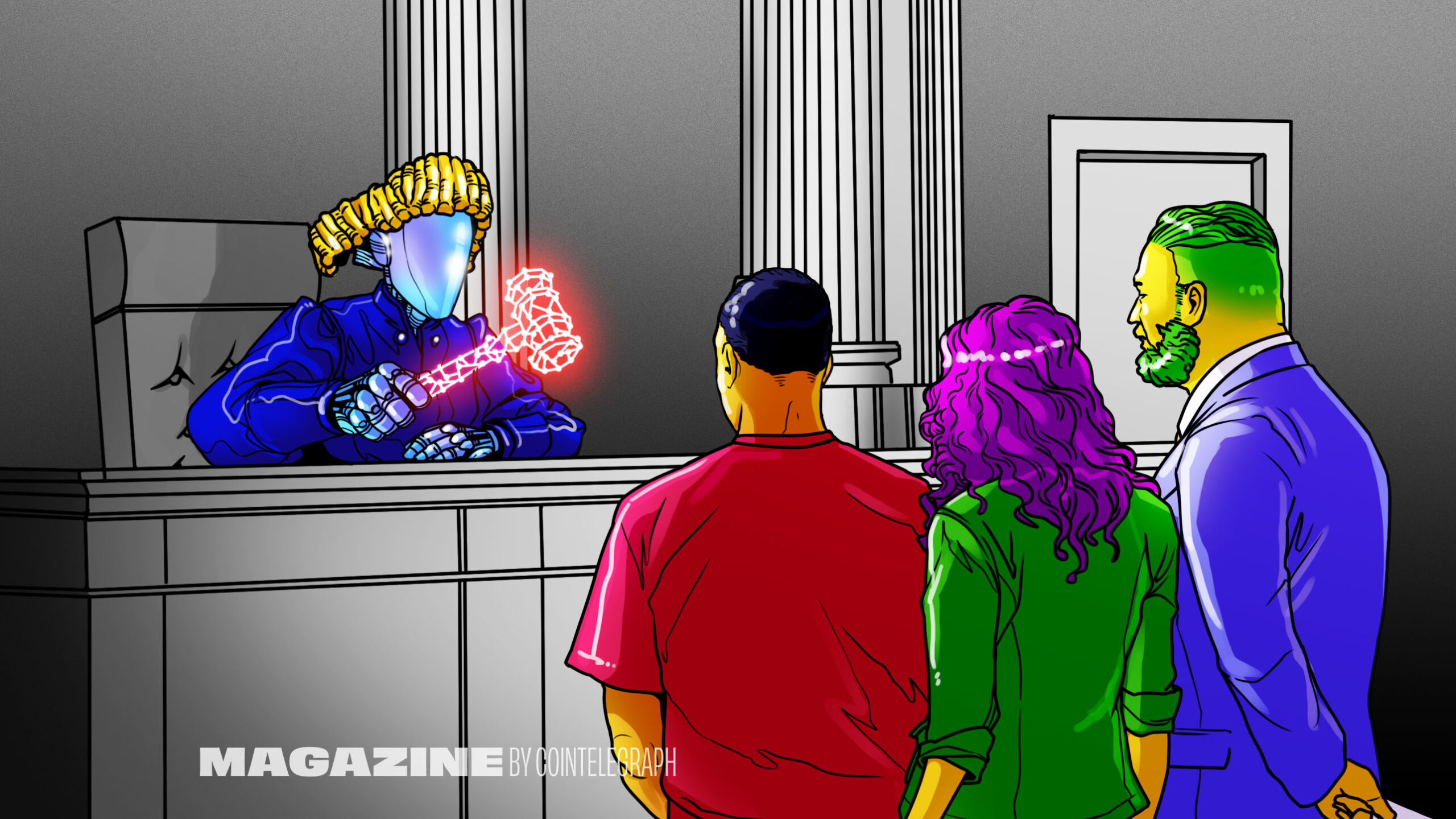 All rise for the robot judge: AI and blockchain could transform the courtroom