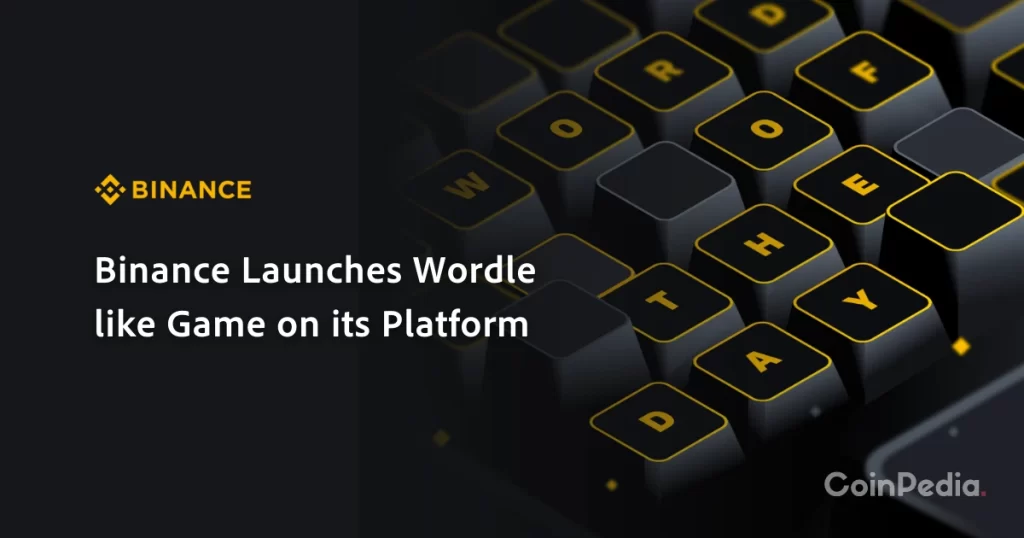 Binance Launches Wordle-like Game on its Platform