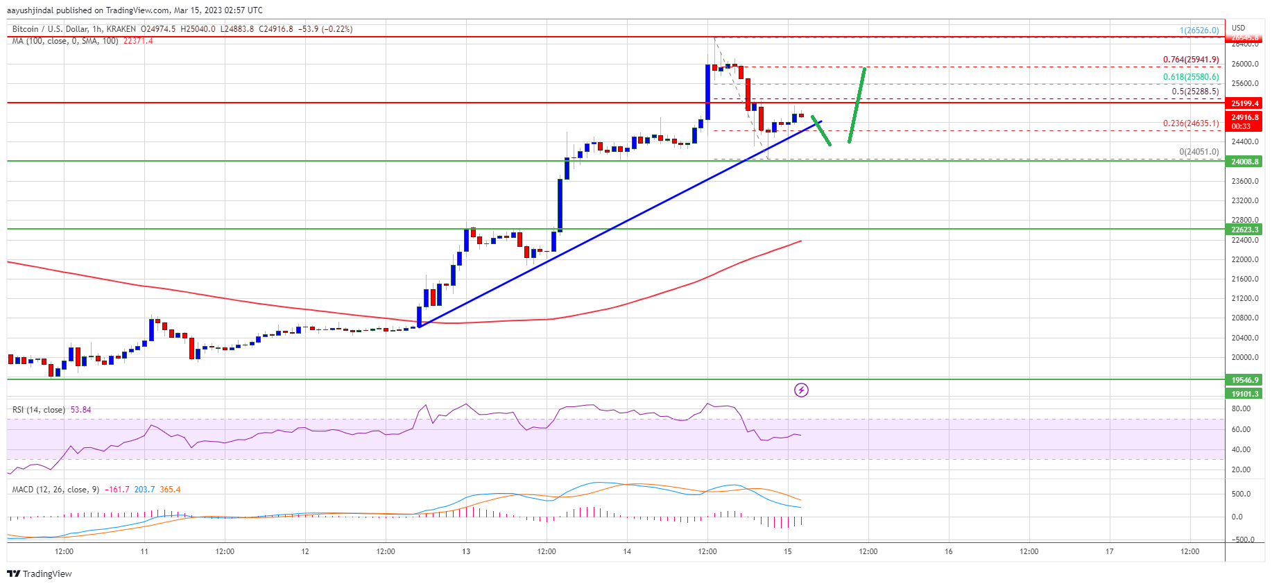 Bitcoin Price Corrects Sharply But This Support Might Spark Another Increase
