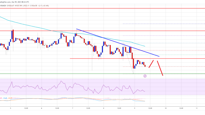 Ethereum Price is Plunging, But It’s Too Early to Say Bulls Have Given Up