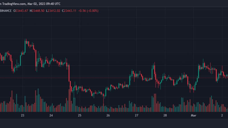 Market Watch:Bitcoin Unable to Push For $24K as Market Cap Sheds $15B