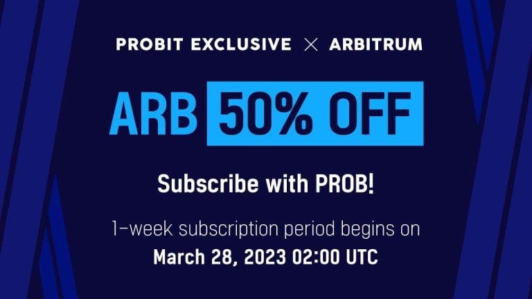 ProBit Global Exclusive Presents Arbitrum’s New ARB Token at 50% off