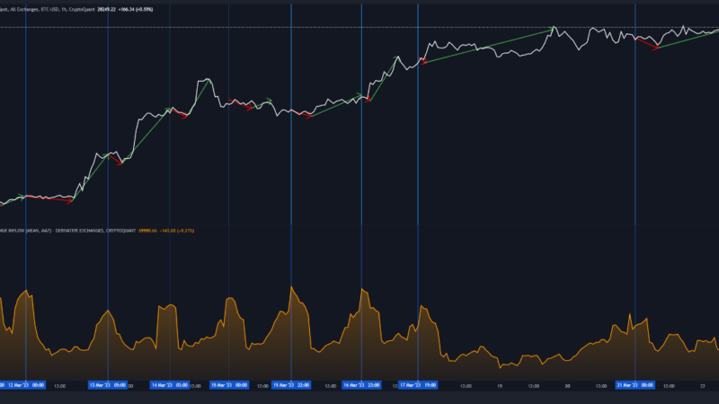 Quant Points Out Curious Relationship Between USDT Inflows & Bitcoin Price