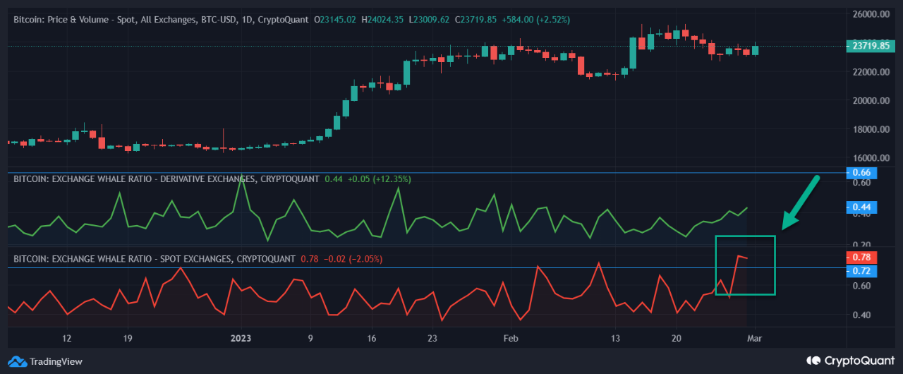 Two Considerations as Bitcoin Withdraws Toward $23K