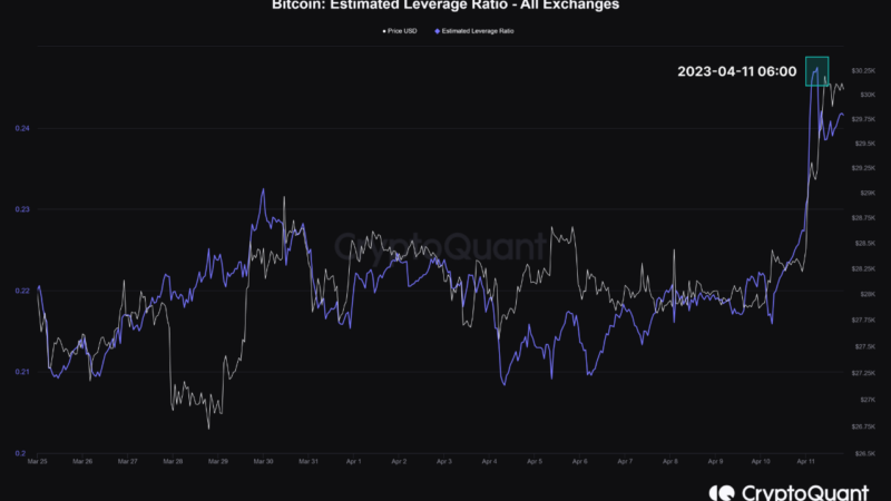 Bitcoin Leverage Ratio Shoots Up, More Volatility Ahead?