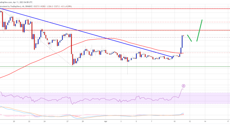 BNB Price Targets Fresh High Above $350, Bitcoin Drags Market Higher