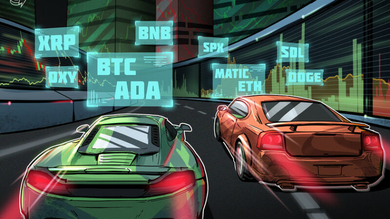 Price analysis 4/10: SPX, DXY, BTC, ETH, BNB, XRP, ADA, MATIC, DOGE, SOL
