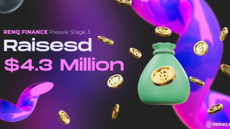 RenQ Finance (RENQ) Raises Across Presale Stage 3 In a Hurry, Investors Pile Up More Than $4.3 Million Already