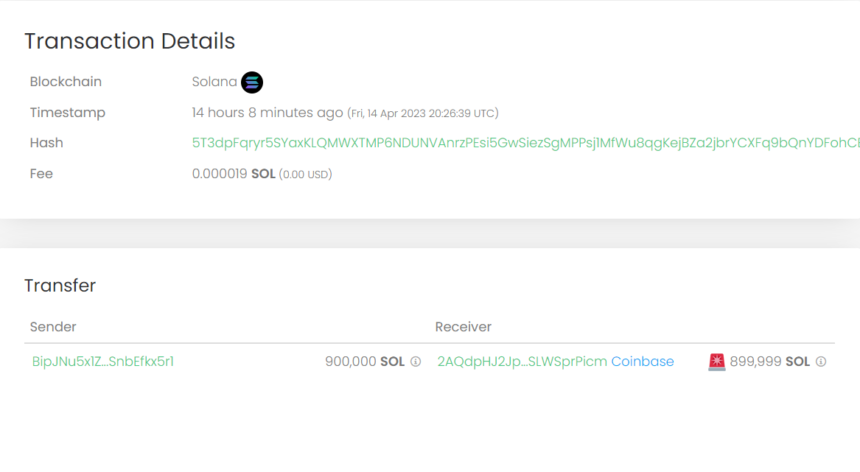 Solana Bearish Signal: $22 Million In SOL Enters Coinbase