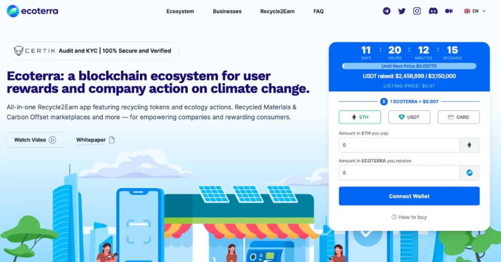Three Reasons Why Ecoterra and Cardano Price Will Outperform All Cryptos in 2023