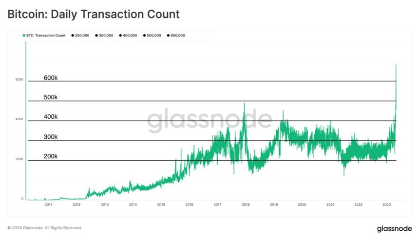 Bitcoin On-Chain Transactions Reach New Heights, What’s Fueling the Surge?
