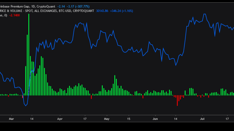 Bitcoin Coinbase Premium Turns Red, US Institutions Disinterested?