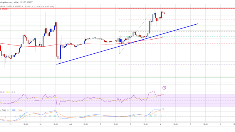 Bitcoin Price Is Forming Key Trend And Swift Rally Could Occur