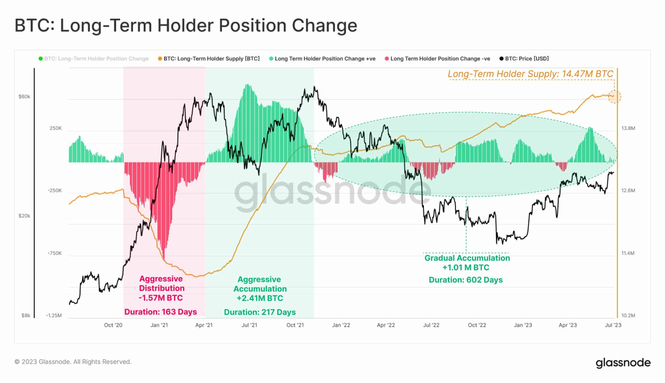 Here’s How Much of BTC’s Circulating Supply Is Owned by Long-Term Holders: Data