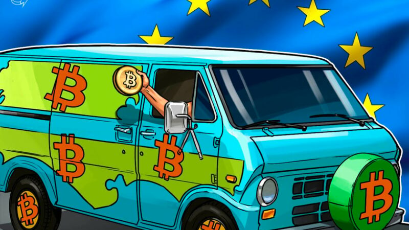 ‘No, we’re not smuggling people’ – Bitcoin advocate tours Europe in BTC-styled van