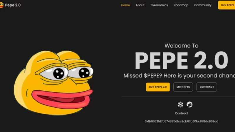 Pepe 2.0 Surges 1000% in Last 3 Days, Secures Listings on Prominent Exchanges