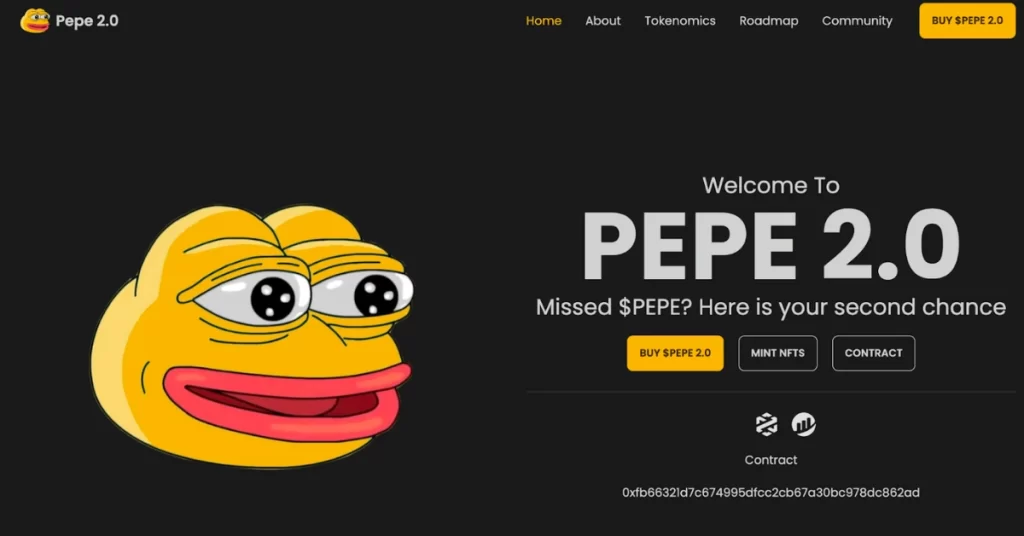 Pepe 2.0 Surges 1000% in Last 3 Days, Secures Listings on Prominent Exchanges