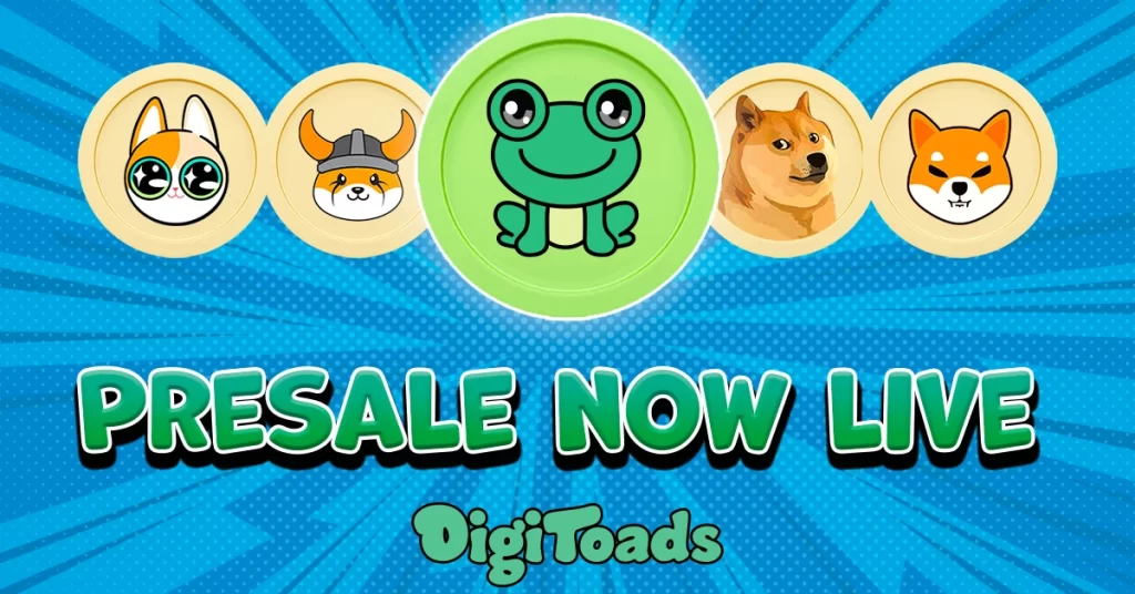 Bitcoin Calms Down as Memecoins Shiba Inu (SHIB), Dogecoin (DOGE), and DigiToads (TOADS) Grab the Bull by its Horns.