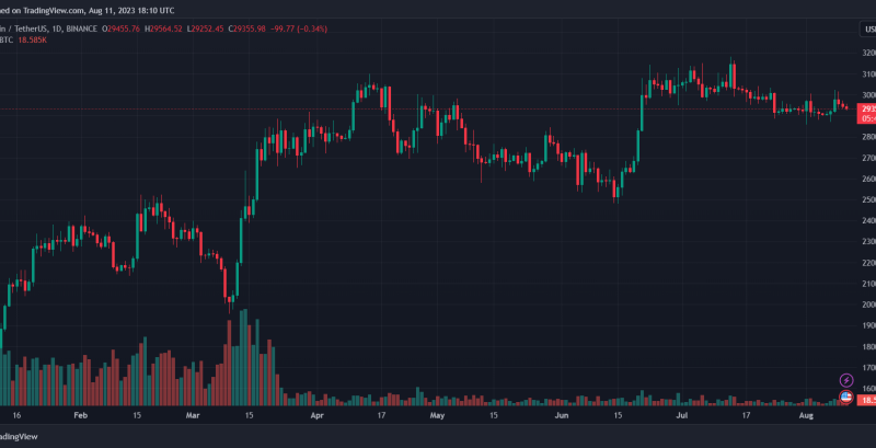 Black Swan Author Warns Of Bitcoin Volume Slump As BTC Fails To Breach $30,000