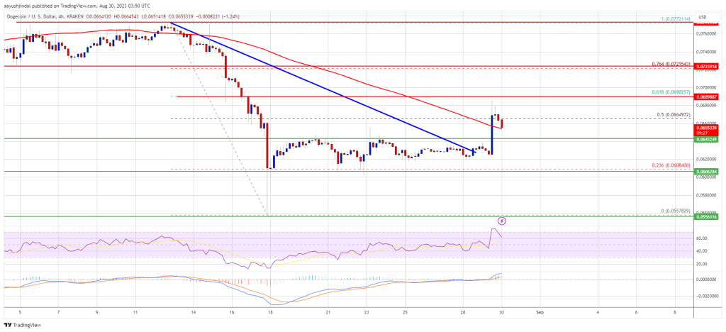 Dogecoin Price (DOGE) Holds Strong – Why Bulls Could Aim Rally To $0.078