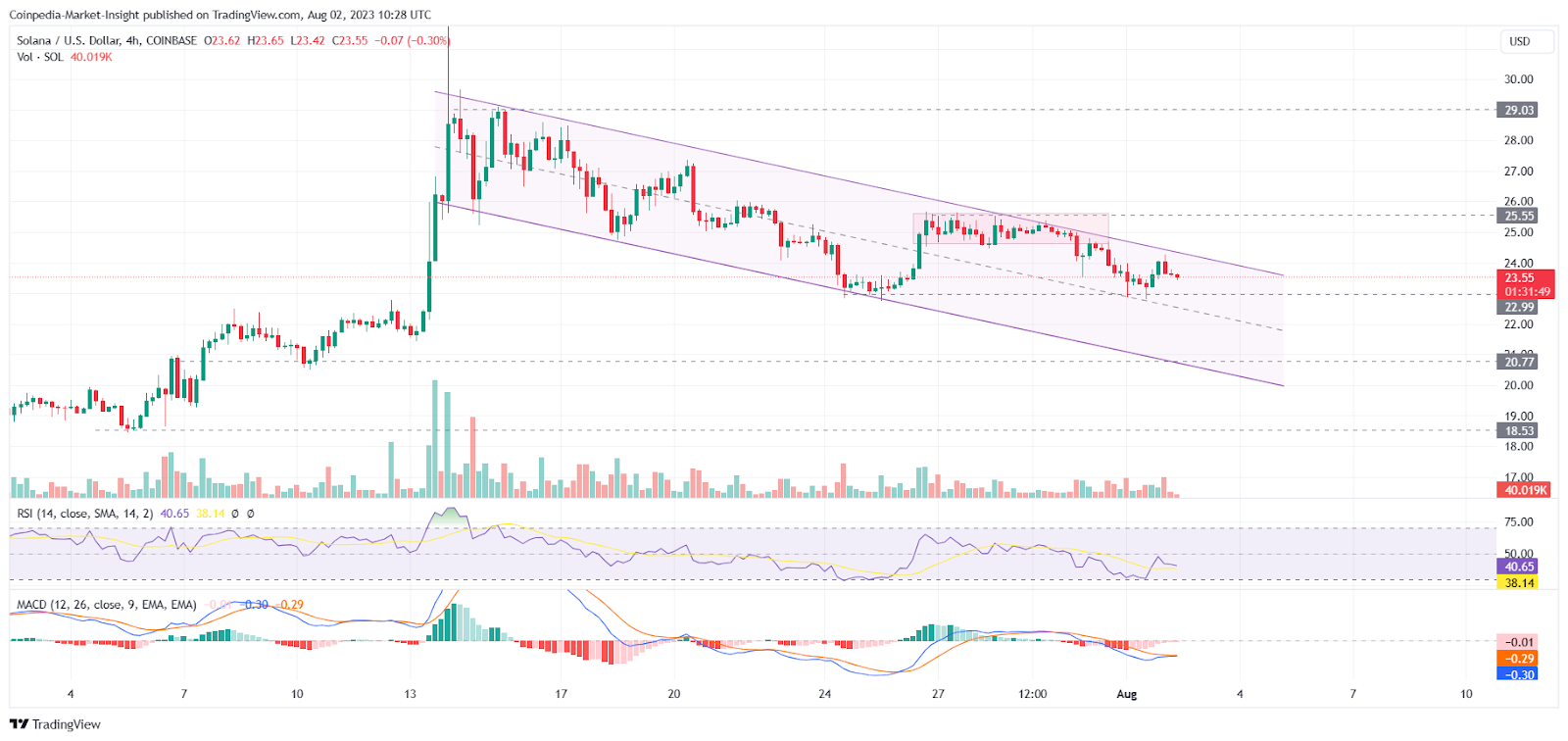 SOL Price Analysis: Under Deep Retracement, Will Solana Prices Resurge Above $25?