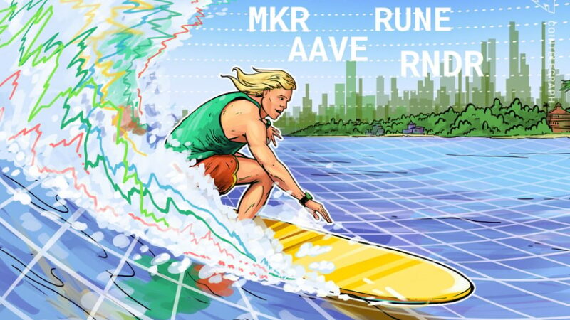 Bitcoin price holds $26K as MKR, AAVE, RUNE and RNDR flash bullish signals