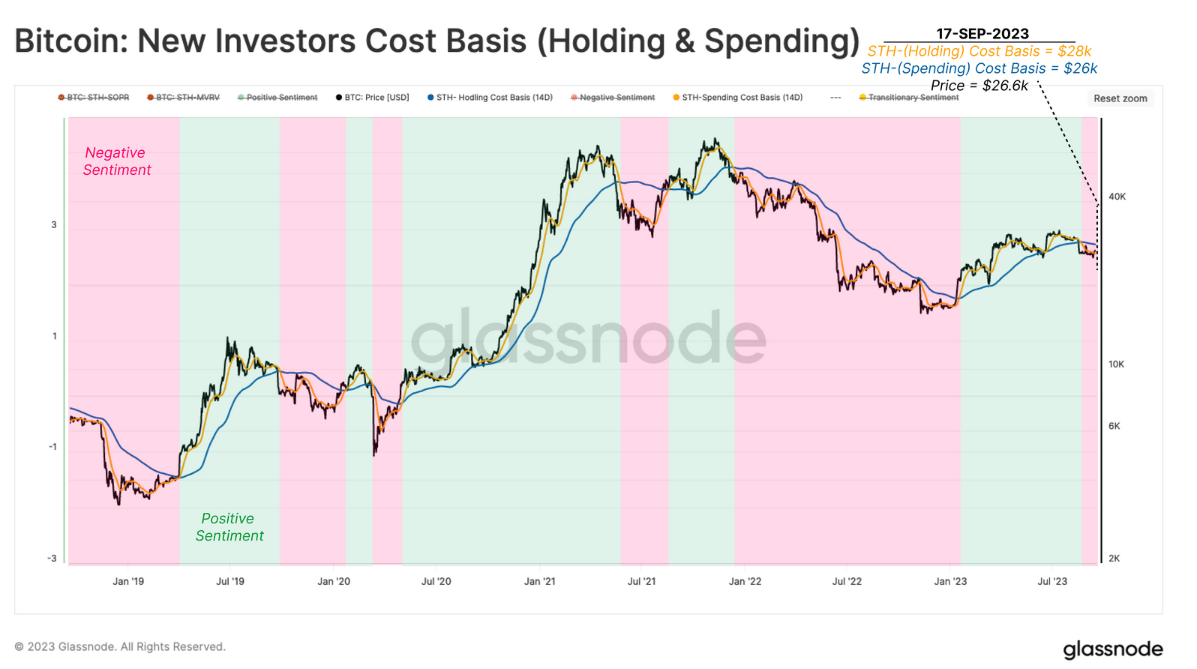Is The Bitcoin Dream Fading? Glassnode Data Reveals Newbies Facing Steep Losses