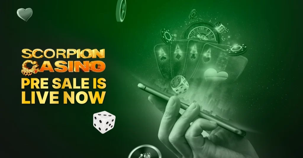 Scorpion Casino: The Crypto-Based Gambling Revolution that’s Taking Hold of Crypto With One Day to Go