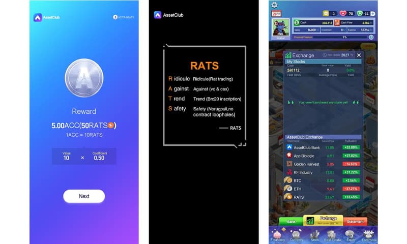 GameFi Project AssetClub Announced Adoption of BRC20-RATS for Further Development of the RATS Community
