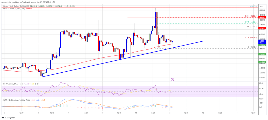 Bitcoin Price Struggles Below $48K, Why BTC Could Correct Lower