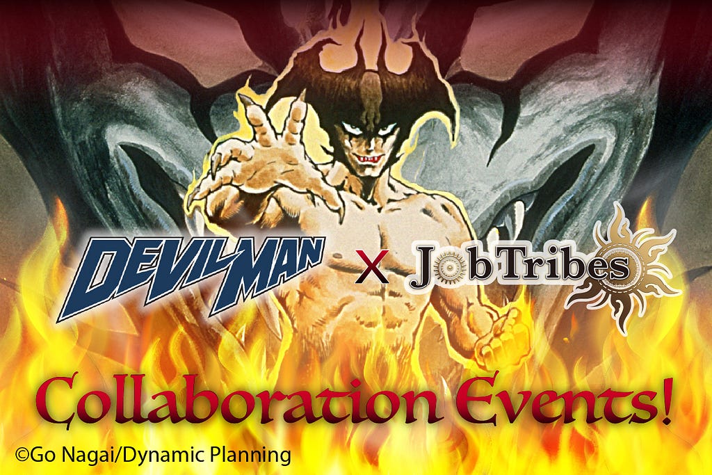 Top-selling Devilman Manga NFTs Launch on PlayMining Platform in Collaboration with JobTribes Game