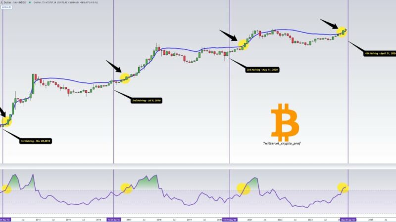 Bitcoin is “Overheating” For The First Time Ever Before Halving