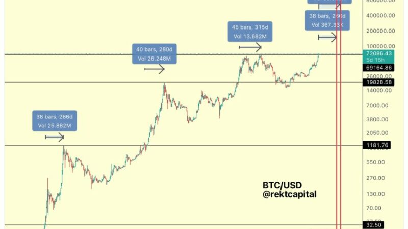 Historical Trends Unveil Bitcoin Peak Timing in Current Bull Cycle