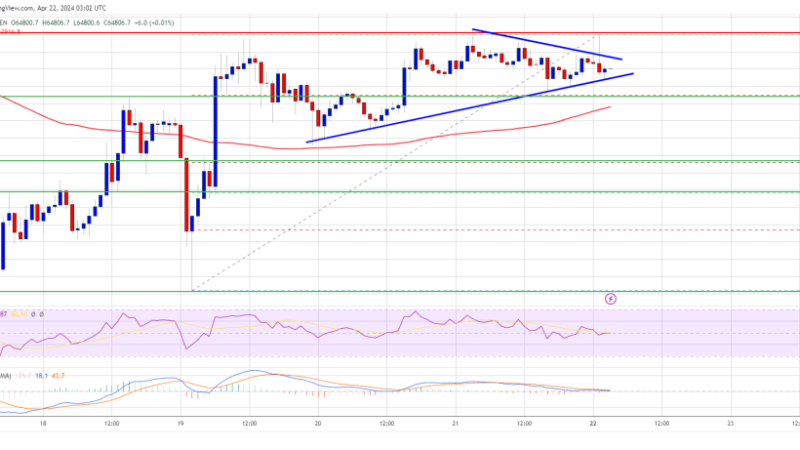 Bitcoin Price Approaches Breakout, Can BTC Pump Above $66K?