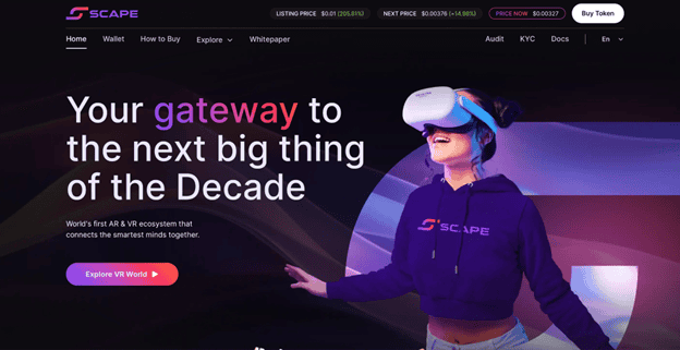 Analysts Bullish on New VR Crypto 5th Scape as it Nears $6M at Presale