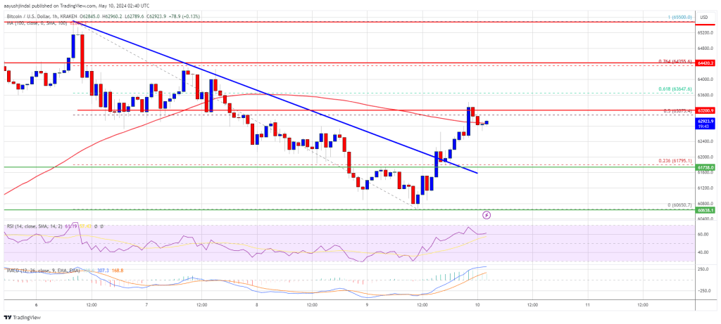 Bitcoin Price Is Showing Early Signs of Recovery But 100 SMA Is The Key